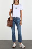 מכנסי ג'ינס קרופ 501 עם שפשופים LEVI`S